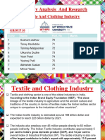 Textile Industry Research and Group Project Analysis