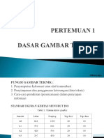 Materi 1 (Dasar Gambar Teknik)