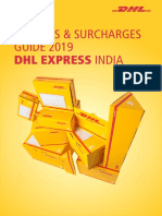 Services & Surcharges GUIDE 2019 DHL Express India