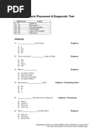 Quick Placement & Diagnostic Test: Grammar