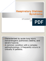 Acute Respiratory Distress Syndrome: STUDENT: Wajih Gara. GROUP: 1434