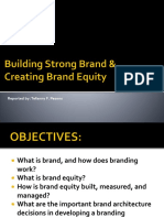 Building Strong Brands and Creating Brand Equity