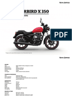 Thunderbird 350 X Specifications