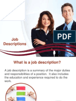 Job Descriptions: Pay Equity Bureau