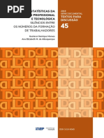 As Estatísticas Da Educação Profissional e Tecnológica - Silêncios Entre Os Números Da Formação de Trabalhadores