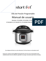 InstantPot IP DUO Manual Spanish