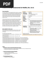 Aruba Switching Fundamentals For Mobility, Rev. 16.41: Course Description