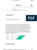 Viscosity & Viscosity Measurement