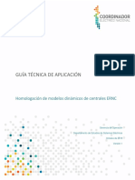 Guía Técnica Homologación de Modelos Dinámicos de Centrales ERNC