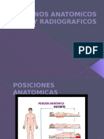 Términos Anatomicos y Radiograficos