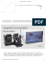 Magnetic Succeptibility