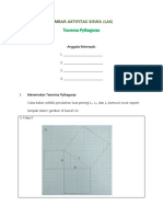 LEMBAR AKTIFITAS SISWA PYTHAGORAS Faizah