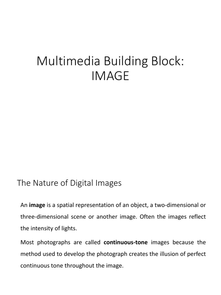 Digital Image PDF Digital Image Image Resolution