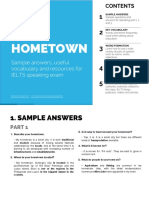 IELTS Speaking - Hometown PDF