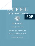 AISC 15th Steel Construction Manual PDF
