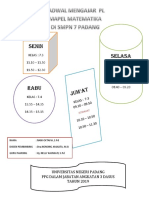 Jadwal Pbm