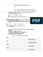 3ª Evaluación Distancia