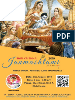 Shri Krishna Janmashtami 2019 - Poster