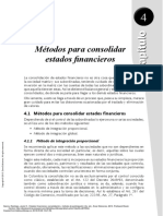 4.1 Métodos para Consolidar Estados Financieros