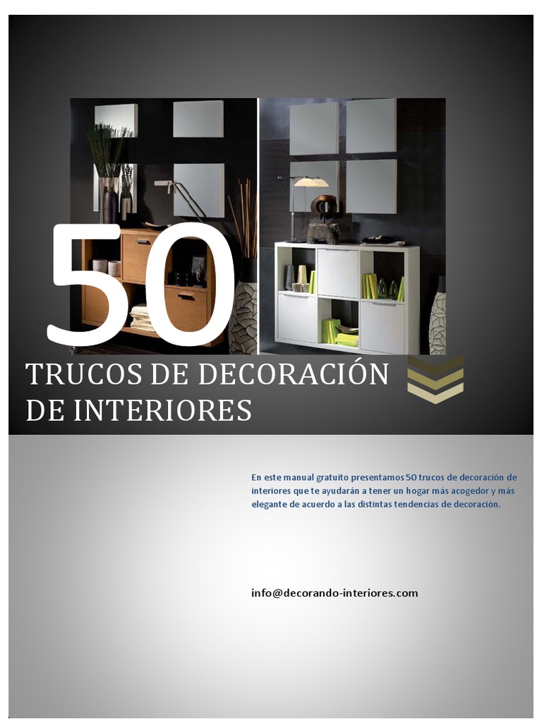 50 Trucos de Decoracion de Interiores, PDF, Mueble