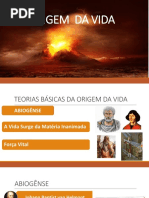 Origem Da Vida