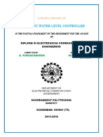 Automatic Water Level Controller: A Project Report On