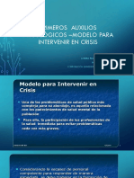 Primeros Auxilios Psicológicos - Modelo para Intervenir en