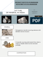 Minerals in India