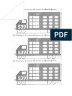 Ejerciccio de Descomposición de Números 2º Primaria