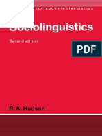 (Cambridge Textbooks in Linguistics) R. A. Hudson - Sociolinguistics-Cambridge University Press (1996) PDF