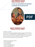 Devoción de Los 46 Rosarios en Honor A Santa María de Guadalupe