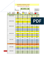 Summer Schedule 2019: Iraqi Airways Commercial Department Traffic & Schedule Programming