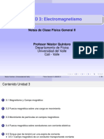 UNIDAD 3: Electromagnetismo: Notas de Clase Física General II