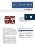 Fire Alarm Systems - FMM 7045 Multiplex Addressable Manual Stations