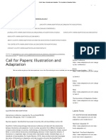 Call For Papers Illustration and Adaptation