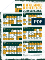2019 Schedule Printable