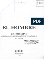 GASTALDI, I., El Hombre, Un Misterio. Aproximaciones Filosofico-Teologicas, 6 Ed., 1999 - Parte1