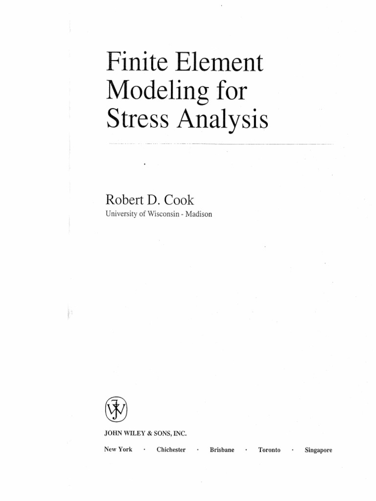 yoyorecreation -アップヒーバルエクスパンション Cook - Finite Element Modeling For Stress Analysis PDF | PDF