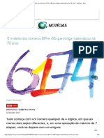 Mistério dos números 6174 e 495 que intriga matemáticos