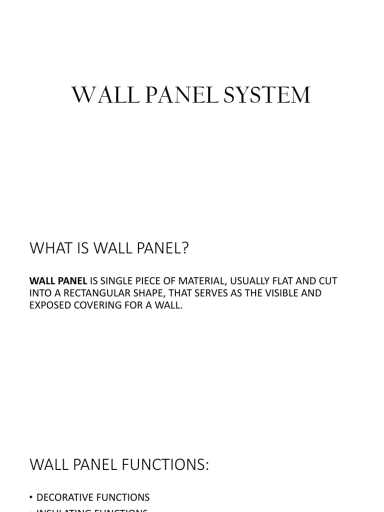 Wall Panel System PDF Wall Engineering