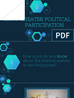 Greater Political Participation: Lesson 2