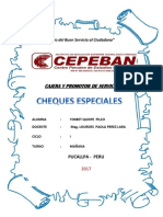 Cheques Especiales