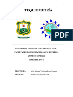 INFORME de QUÍMICA - Estequiometria-Hh