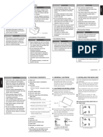 Installation and Wire Connection Manual: Warning Caution Caution