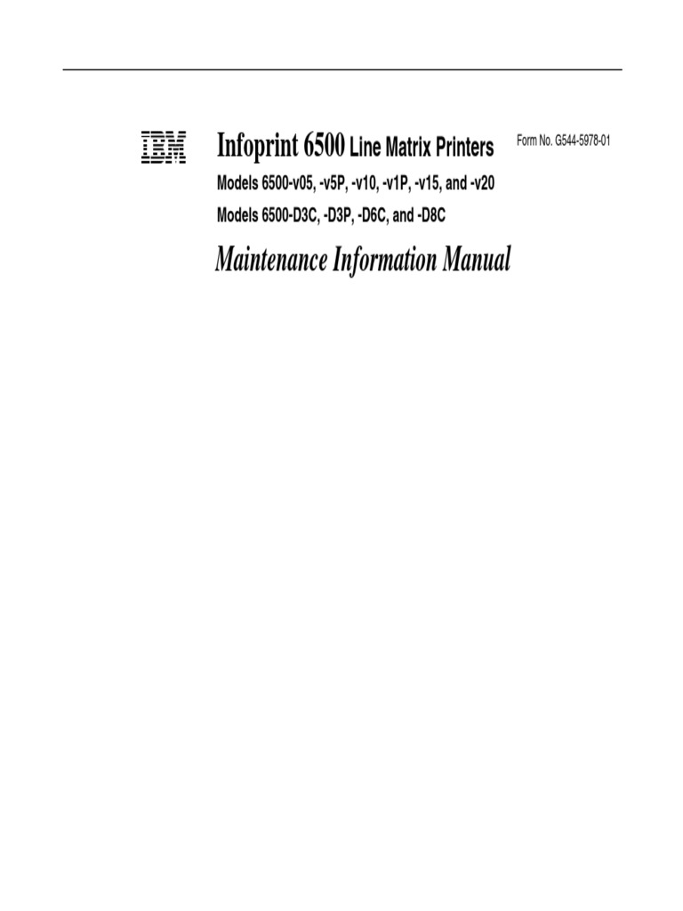 6500 Maintenance PDF Interference Electronic Waste