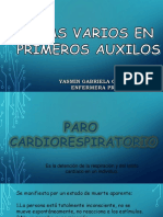 VARIOS Primeros Auxilios