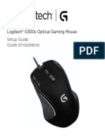 Logitech® G300s Optical Gaming Mouse Setup Guide Guide D'installation