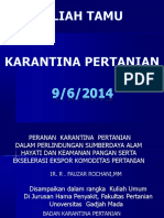 Karantina Bahan Kuliah Tamu PAk Fauzar 1