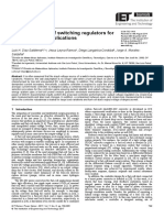 Control Strategy of Switching Regulators For Fuel-Cell Power Applications