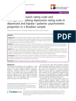 Hamilton Depression Rating Scale and Montgomery Asberg Depression Rating Scale in Depressed and Bipolar i Patients Psychometric Properties in a Brazilian Sample